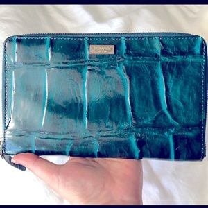 Kate Spade Helena Knightsbridge Leather CrocWallet